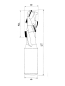 Preview: DIA-Schaftfräser Ø16x34x95 Linkslauf S=16x50 Z=4+1DIA H=2,5mm